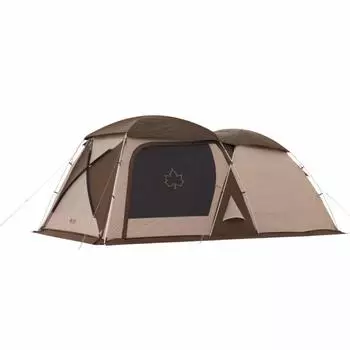 ЛОГОТИП Tradcanvas ОПЦИЯ Солнечный верхний тент для 5 человек Кемпинг Пеший туризм Tradcanvas ПАНЕЛЬ Двойная 71805599 & (для XL-размера) коричневый