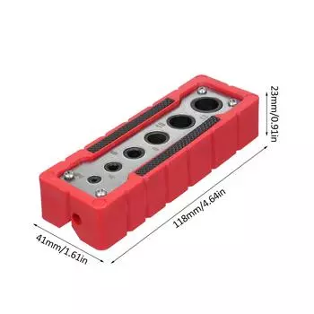 Локатор сверла с карманным отверстием, направляющая для сверления деревообработки, инструменты для деревообработки, перфоратор для деревообработки красный