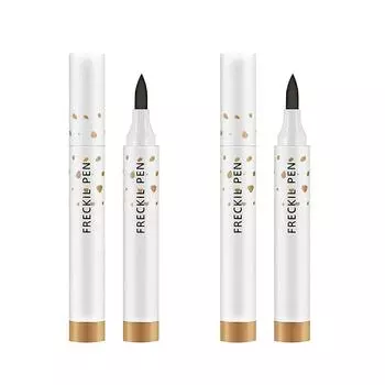 Набор из 2 ручек для макияжа LOKFAR Freckle Pen, натуральные, реалистичные, поддельные веснушки, цвет Magic Brown