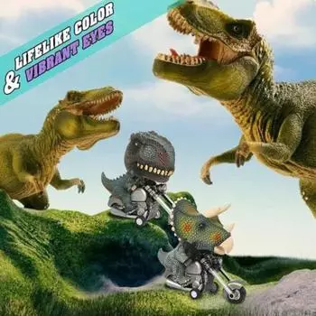 Локомотив Динозавр Модель Инерционный Мотоцикл Акула Динозавр Инерционный Мотоцикл Игрушки Отличный Подарок Shark