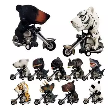 Локомотив Динозавр Модель Мотоцикл Инерционный Динозавр Мотоцикл Фигурки Мальчики Игрушки Shark