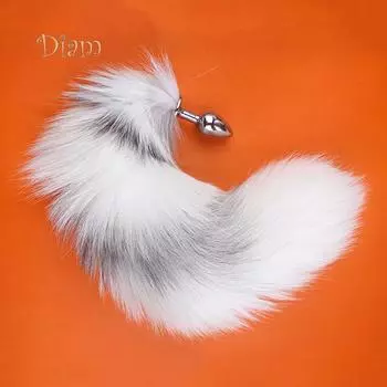 LOL Faux Fox Tail Metal Anal Plug для взрослых, секс-игрушка для мастурбации, массажер простаты