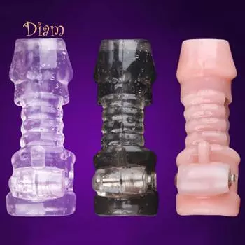 LOL Мужской вибрирующий пенис для увеличения пениса, многоразовые презервативы, кольцо для пениса, секс-игрушки One Size