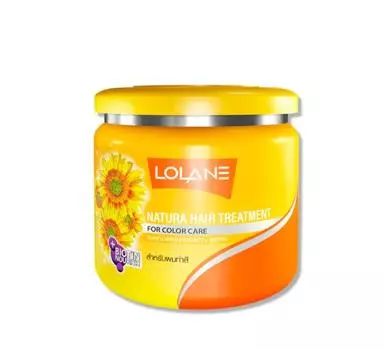LOLANE Маска для волос для питания и ухода за цветом + экстракты подсолнечника 100ml