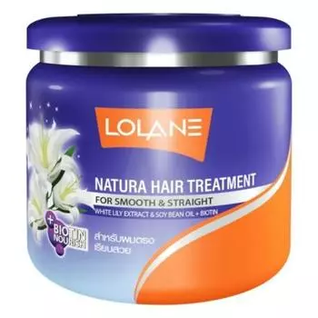LOLANE Natura Средство для гладких и прямых волос (Экстракт белой лилии и соевое масло + биотин 100ml