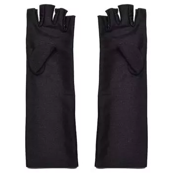 Lolita Harajuku Mid Length Long Length Sweet Cool Half Finger Gloves Black