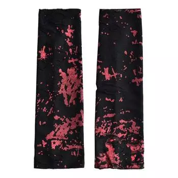 Lolita Lolita Dark Goth Punk Steam Waste Soil Hole Gloves Oversleeve Accessories Yabi Y2g Oversleeves Black