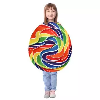 Lollipop Kid Halloween Polyester Costume Family Matching Set Group Party Cosplay