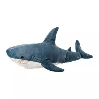 lollol IKEA BLAHAJ Blow High Plush Shark Подушка для тела Акула 103.735.89 (100CM) синий