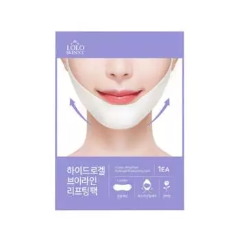 [LOLO] V-line Face Chin Hydrogel Lifting Pack 7 г X 5/10 шт. / Гидрогель для уменьшения двойного подбородка / V Line Lifting Pack Hydrogel Увлажняющий 5pcs
