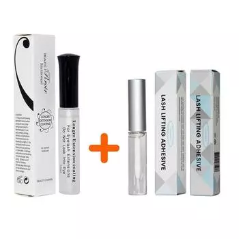 Lomansa Lash Lifting Adhesive + Тушь для наращивания ресниц Тип BEAUTE Rroir Longer Extension Coating