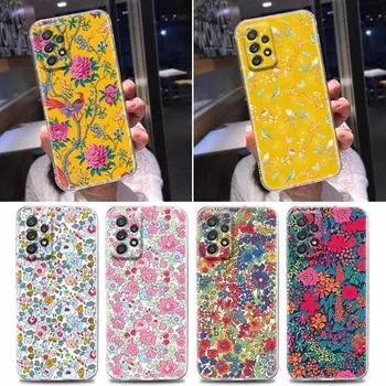 London Flowers Прозрачный чехол для Samsung Galaxy A52 A51 A53 A72 A71 A73 A32 A31 A33 22 A11 Мягкий чехол Betsy Theodora Wiltshire Samsung A11