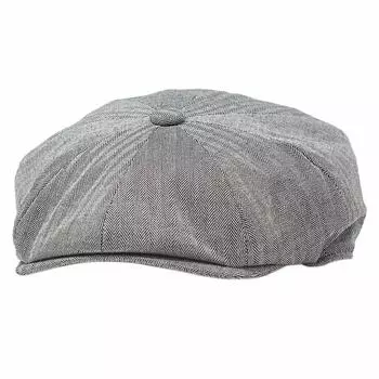 London Hunting Hat елочка лен хлопок размер M черный (Christie s Лондон) Christy Весна/Лето (фактический приблизительно. 56см) чёрный