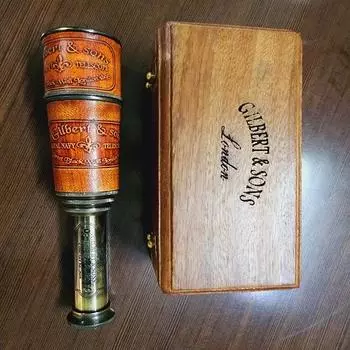 London Unique Gilbert Sons функциональный телескоп, латунь, изготовленный в Королевском флоте
