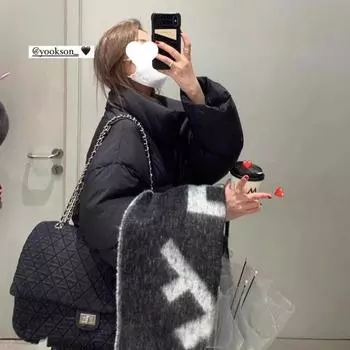 Long 90 white duck down jacket winter 2024 new knee thickened duck down warm jacket S [90-72.5 kg] 500 fleece gram weight