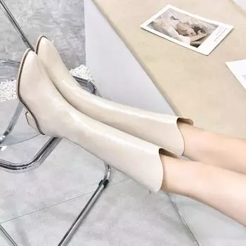 Длинные сапоги Высокие сапоги Ботинки Длинные сапоги Сапоги для наездников 34 чёрный