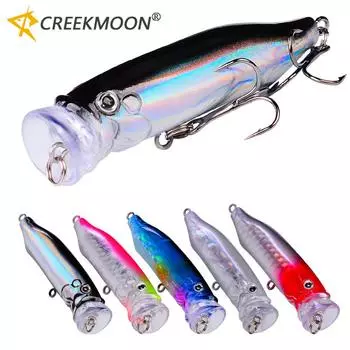 Long Cast Popper 7 см-9 г Верхняя рыболовная приманка Искусственная жесткая приманка Воблеры Плавающая приманка для ловли окуня Снасти для ловли окуня