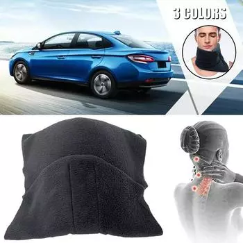 Long-distance Travel Pillow Auto U-shaped Pillow Office Pillow Train Rail Support Protective Neck Nap Pillow Aircraft High- L5x7 чёрный