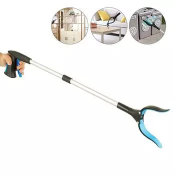 Long Duty Home Pickup Tools Foldable Gripper Extender Pick Up Tool Garbage Tool Trash Clamps жёлтый