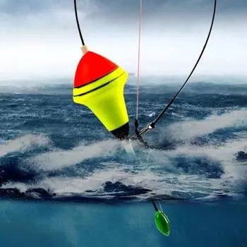 Long Equipment Automatic Fishing Float Steel Hook Connector Luminous Floating Night Light Bobber Suit version