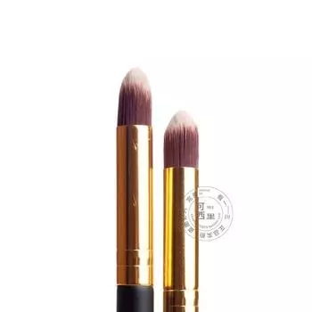 Long Handle Large Eye Shadow Brush High Gloss Shadow Brush Eye Countour Brush Makeup Brush Makeup Tools round Tip Oblique Head Man-made fiber Round pointed eye shadow brush 1