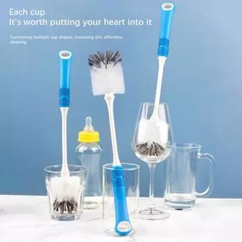 Long Handle Lasting Ergonomic Design Predominant Best Seller Attention To Detail Hot Sale Mr.siga Bottle Brush Bottle Brush синий