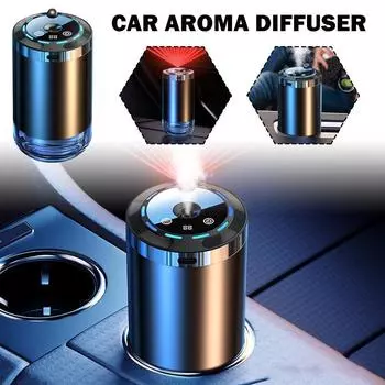 Long-Lasting Car Diffuser Humidifier With 5 Modes, Aromatherapy Diffusers For Car, Home, Office, Bedroom - Car Odor Eliminato