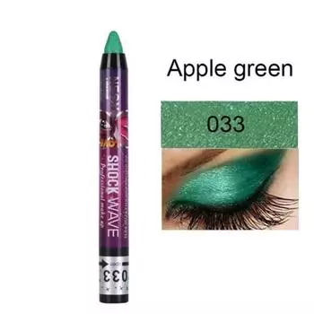 Long Lasting Waterproof Eyeshadow Pen 2 in 1 Smudge-Proof Stick Lip Makeup Glitter Shimmer, 33, 1 Piece