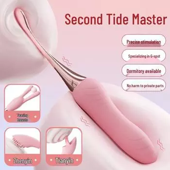 Long Love Tan Chun Vibrating G-Spot & Clitoral Massager