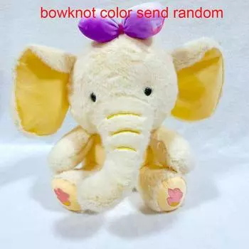 Long Nose Elephant Plush Doll Gray Soft Sleeping Stuffed Pillow Children s Toys 25cm