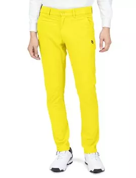 Long Pants Stretch Dobby Washable Lime 3 [Pearly Gates] Men s C/Pe / 053-2231901 130_Yellow [S]