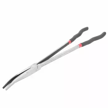 Long Radio Radio Nose Total Length Extra Long Reach Bent 25 Mechanic Hand Precision Work Comfort Perfect for Spaces Pliers, Pliers, Pliers, 400mm,