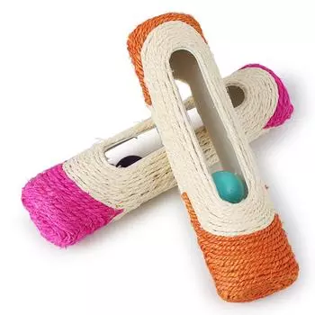 Long roller, three rattling balls, sisal cat scratching board, cat toy, cat teaser, badminton, cat toy. Length: 29.5cm Diameter: 7.5cm