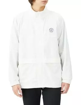 long sleeve full zip blouson stretch Golf outerwear 5 [Jack Bunny] Men s (2WAY drawcord) / / 262-4120105 030_White [L]