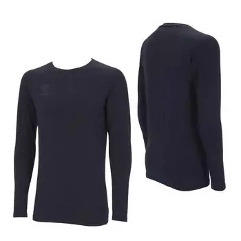 Long sleeve inner warm round neck inner shirt Black M [Hummel] shirt, HEAT+ (90)