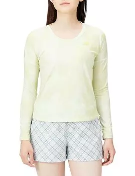 Long Sleeve Long Sleeve Veil Yellow XO [YONEX] Shirt, T-Shirt, Women s, (370)