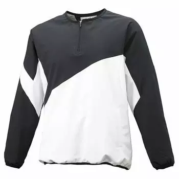 Long Sleeve Shirt Cross Training Long Sleeve Half ZIP Black x White Japan L to Japanese size [SSK] Men s (9010) (equivalent L)