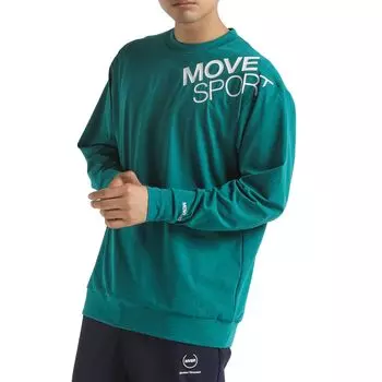 Long Sleeve Shirt Descente TOUGH Long Sleeve Shirt Stretch UV Protection Training Running O [Move Sports] (UPF50+) GR00(ST4FLT03M)