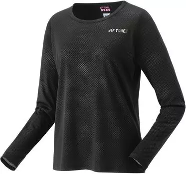 Long Sleeve Shirt Long Sleeve Black [Yonex] Women s T-Shirt (007)