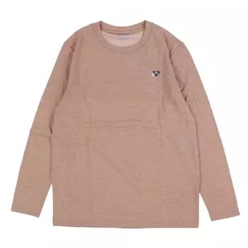 Рубашка с длинным рукавом Uni Long Sleeve Светло-коричневая L [Yonex] Футболка (142)