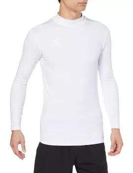 Long Sleeve Warm Inner Heat Sweat Quick White L [Hummel] Undershirt, Shirt, Retention, Absorbent, Drying, Antistatic, Antibacterial, Stretch, Men s