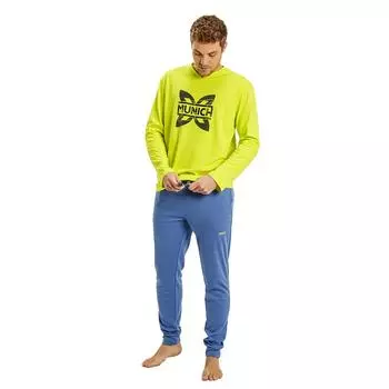 Long Sleeve Winter Pajamas MUDP0251 Мужские зимние пижамы, Мужская одежда для сна, Мужской пижамный комплект