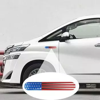 Long Strip American Flag Conversion Decal Decal Decorative Aluminum Car Metal Stickers C6Z3