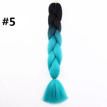 Long Twist African Afro Synthetic Hair Braiding Jumbo Braids Hair Extension 5