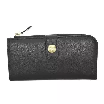 Long Wallet Black SCW011 PV0005 BK128B [Ilbizonte] Men s Women s [Item] чёрный