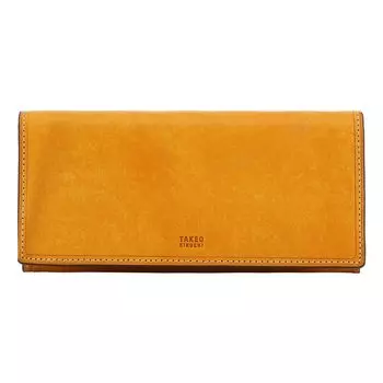 Long Wallet Cover Genuine Leather 780615 Margo II Leather Cowhide Camel [Takeokikuchi] Men s [04]