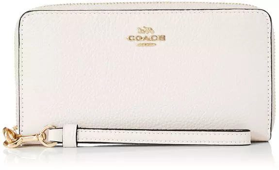 Long Wallet PBL LTH LNG ZP ARD W IMCHK [Coach] (Round Fastener) Women s [Item]
