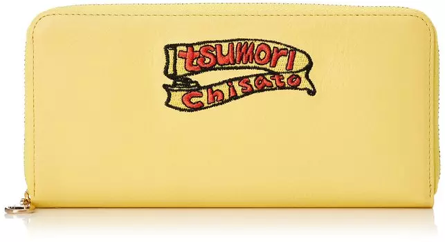 Long Wallet Round Long Wallet Embroidery Yellow [Tsumori Chisato] Women s