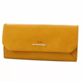 Long Wallet with Coin Purse Genuine Leather Perla Mustard [Dakota] Women s DA-30054-53