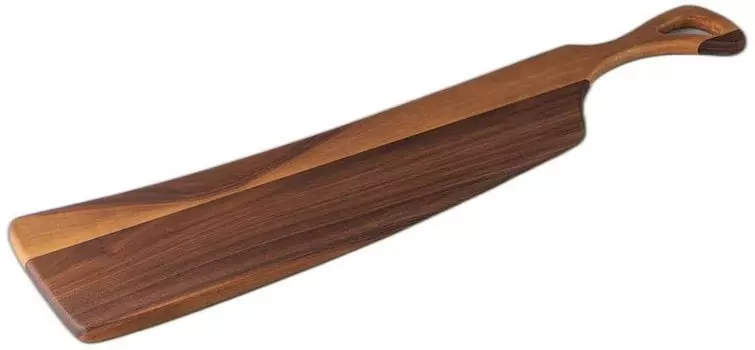 Longboard Clever 400 Black Walnut x x Large Made in Setomonohonpo [40.3 11.9 1.4cm] Western-style Plate, China, чёрный
